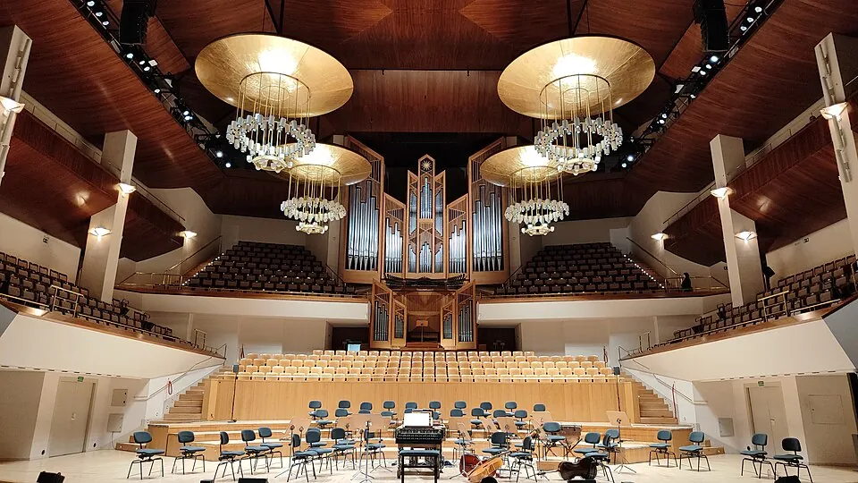 El Auditorio Nacional de Música.