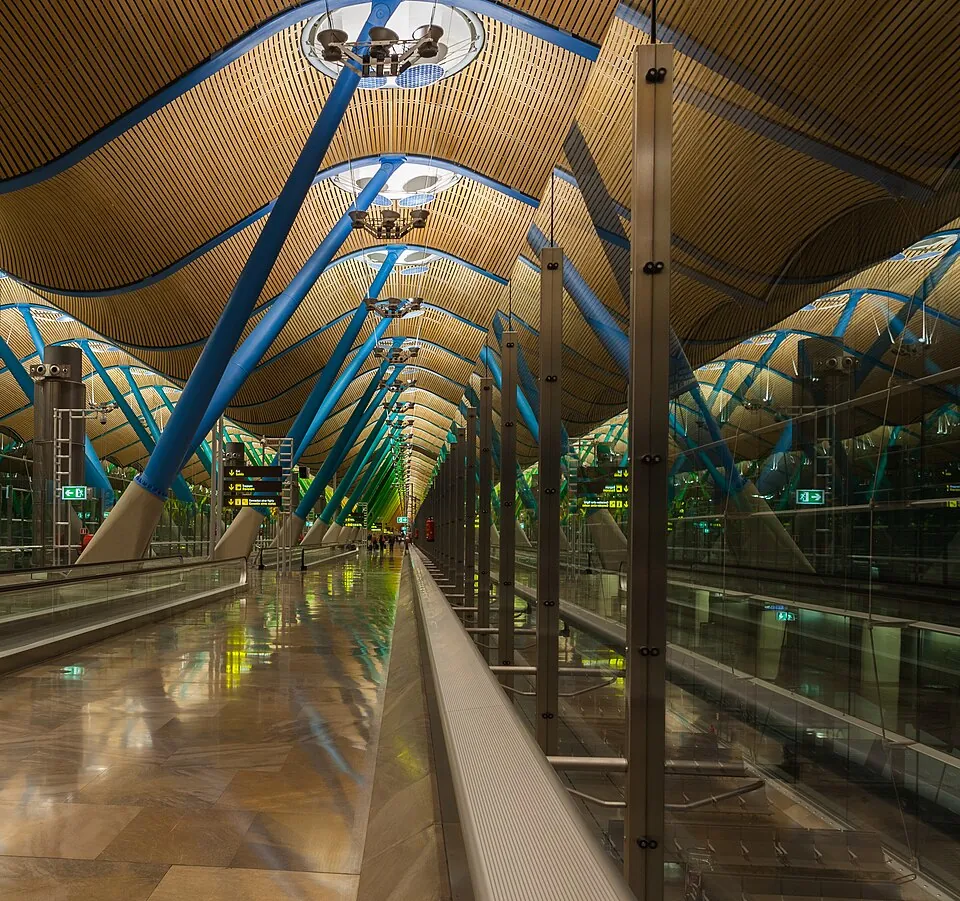 La terminal 4 del aeropuerto de Barajas.