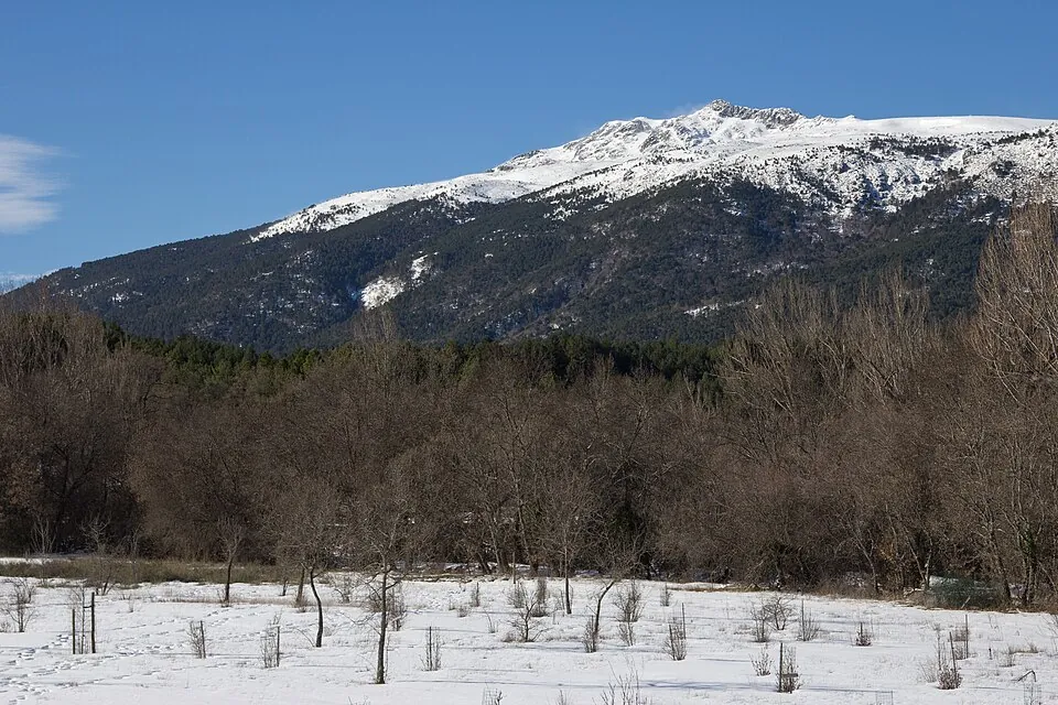 La sierra de Guadarrama.