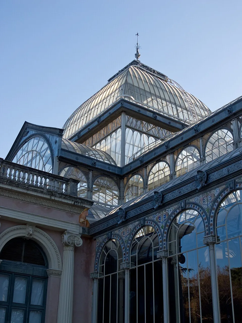 El Palacio de Cristal del Retiro.